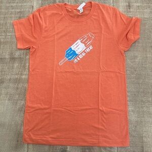 Bella + Canvas | "I'm A Real Treat" Graphic Tee | Size M | Heather Orange